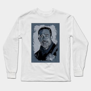 Negan Poster Art Long Sleeve T-Shirt